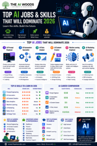 Top AI Jobs & Skills That Will Dominate 2026 - The AI Woods